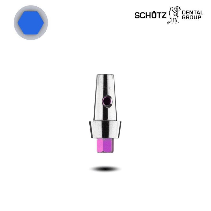 Schütz Dental Titanabutment (hex, Ø 3,3/3,6 mm) | 0° | GH: 1,5 mm | ohne Zubehör