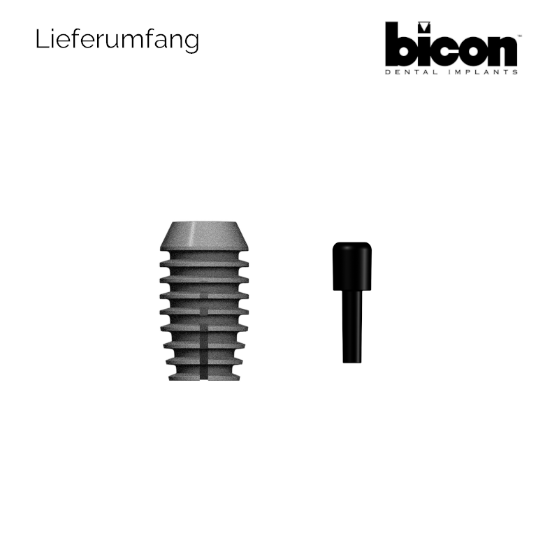 Bicon Integra-CP Kurzimplantat 2,5 mm Schacht | Ø 4,5 mm | Länge: 8,0 mm