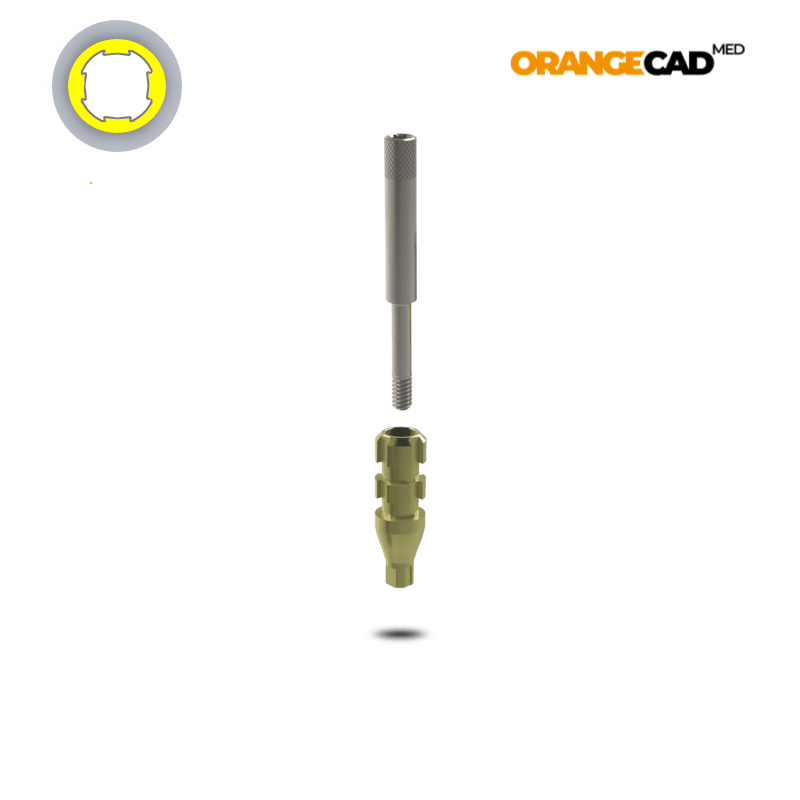 Straumann® Abformpfosten Bone Level NC | Offene Abformung | Höhe: 10,0 mm | ohne Analog